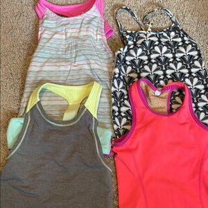 Set of Four Girls Ivivva Tanks